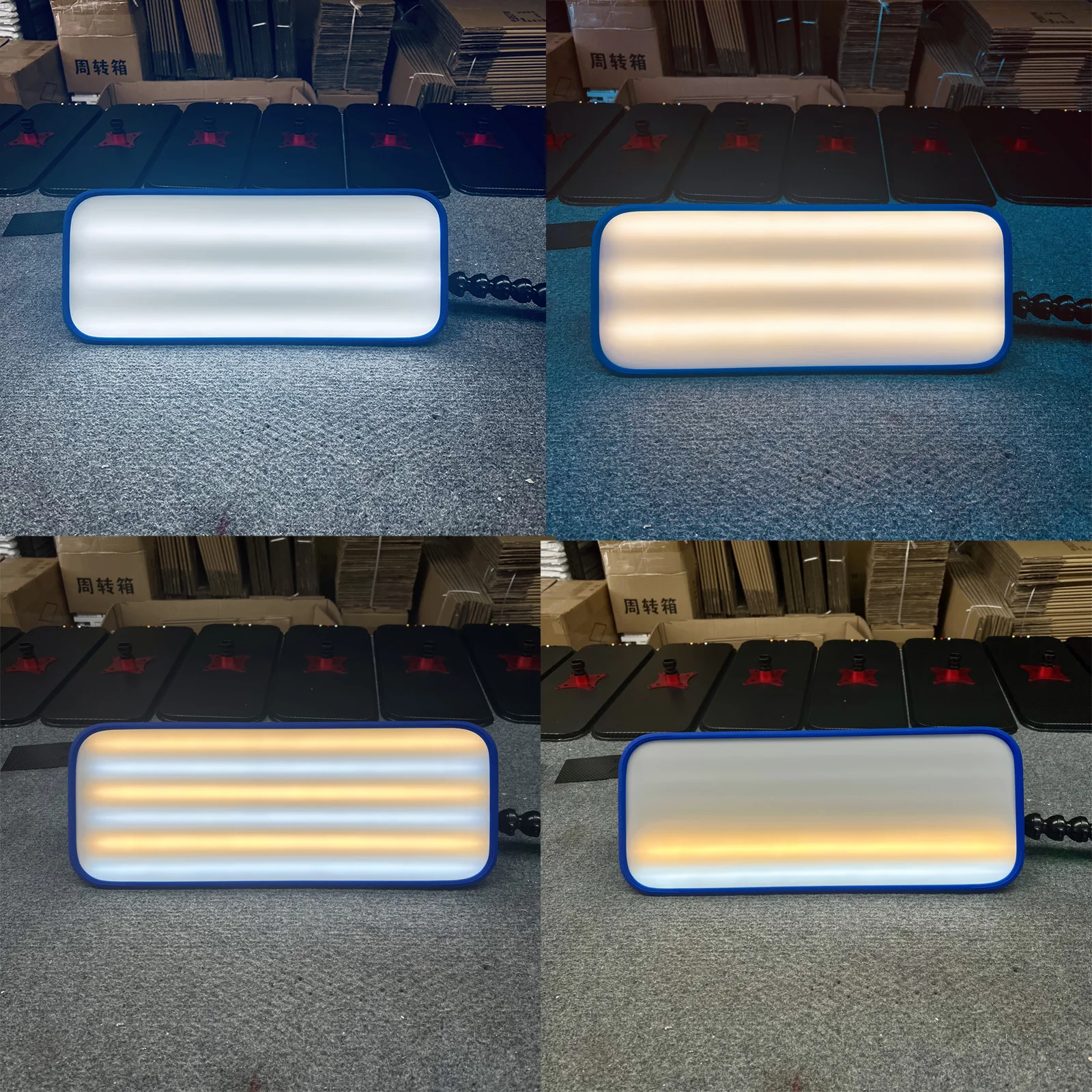 50x20cm Large Light Panel Car Dent PDR Light  6 light bar  optional  Two 6000 MAh Batteries And A Fast Charging Dock