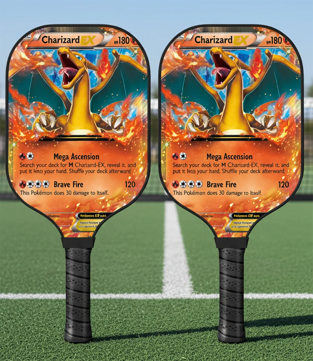 animes-figure-style-charizard-pokemon-colorful-carbon-fiber-fiberglass-pickleball-paddle-professional-intermediate-starter