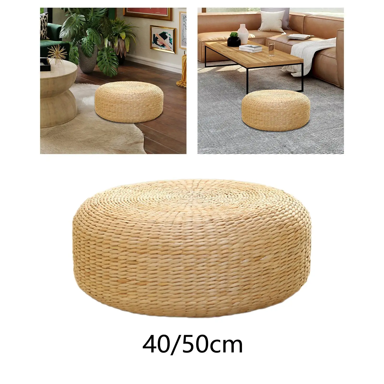 Medytacja Tatami Sit Home Decor Joga Ręcznie tkana podłoga Futon do siedzenia dla życia