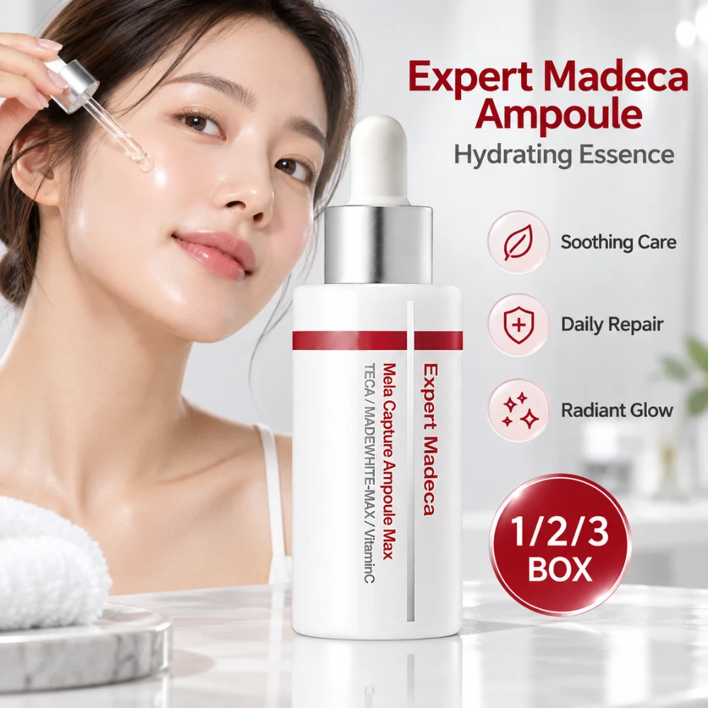 30ml Madeca Facial Ampoule Centella Asiatica Niacinamide Madecassoside Soothing Brightening Hydrating Skin Barrier Care Serum