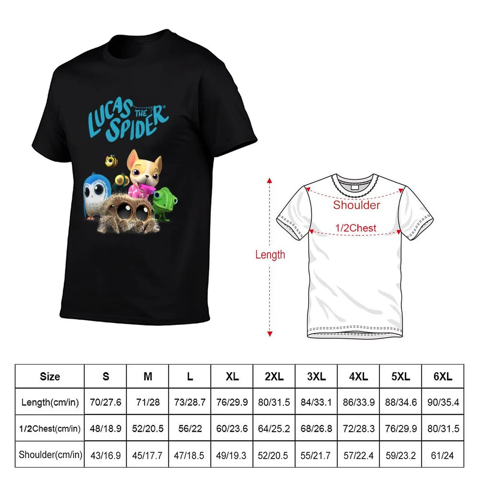 Lucas the Spider & Friends T-Shirt, Jumping Spider Shirt, Spider Shirt, Lover Gift T-Shirt