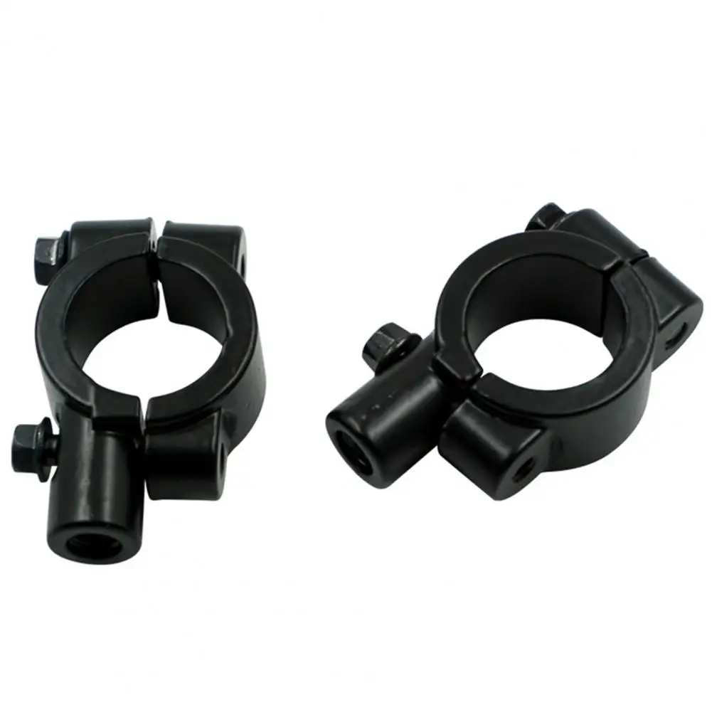 

Bike Mirror Mount Handlebar Mirror Holder Waterproof Motorcycle Handlebar Mirror Mount Clamp Adaptor Anti-rust for Scooters