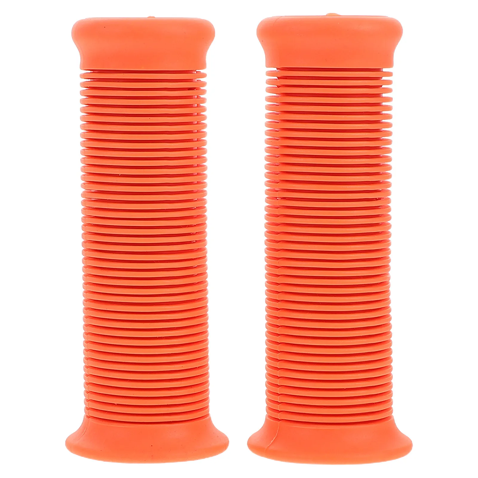 1Pair 22Mm Rubber Motorcycle Handle Grips Non-Slip Textured Retro Design for Scooter Dirt Bike Ergonomic Control Universal Fit