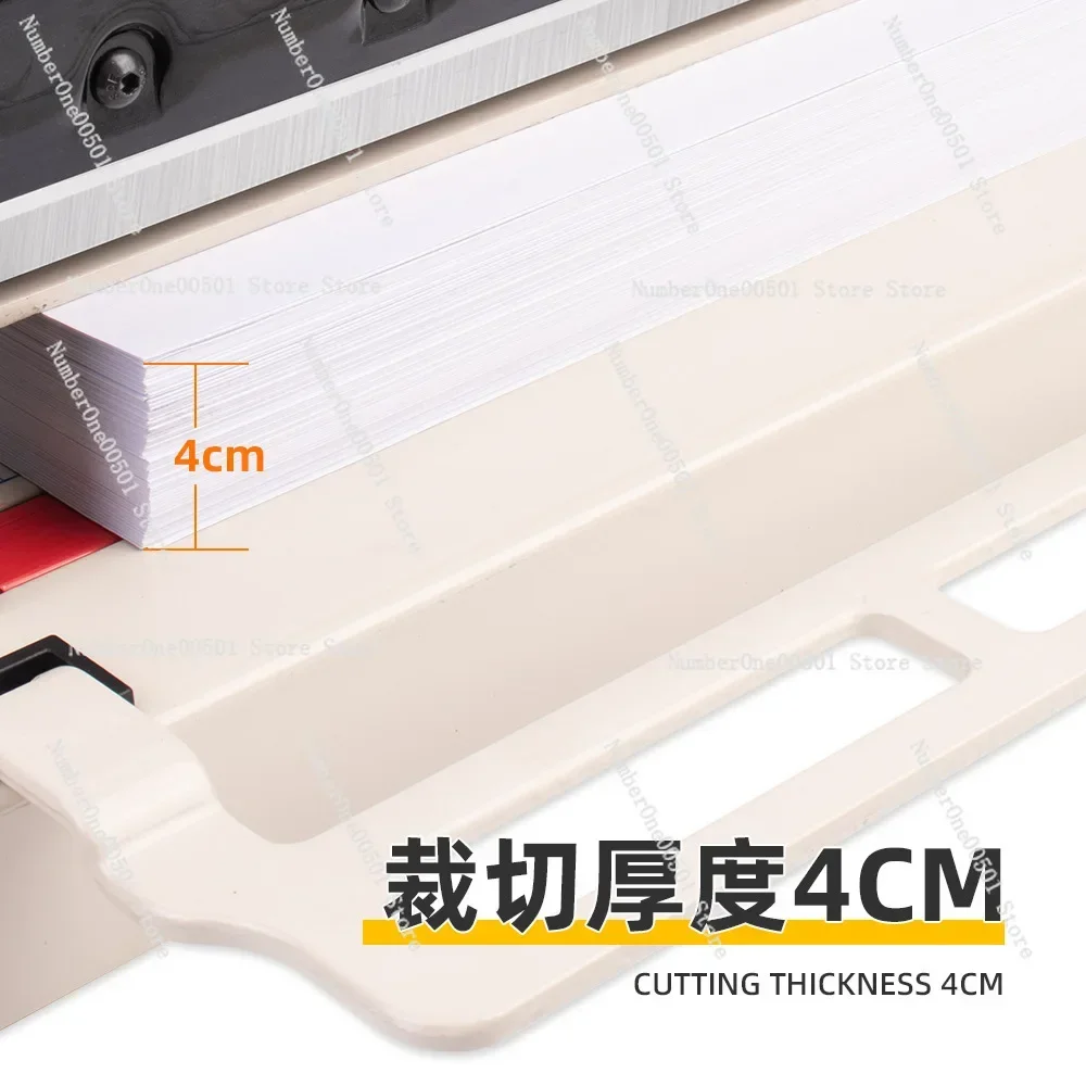 858A4 heavy-duty paper cutter sharp blade can cut 400 sheets of paper cutter thick layer manual paper cutter