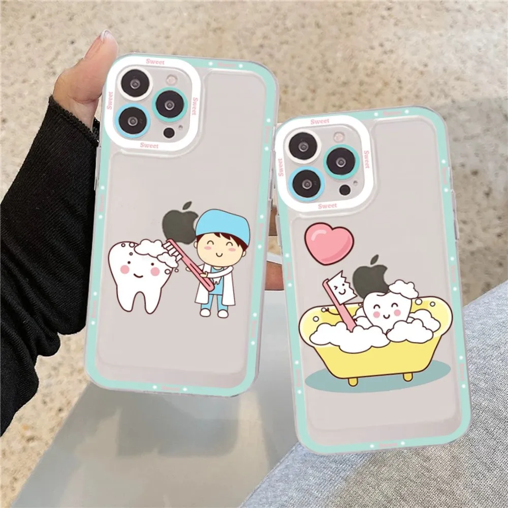 Teeth cute cartoon Phone Case For Samsung A 10 20 30 70 13 21 32 72 22 51 52 53 71 73 32 4g 32 5g Fundas