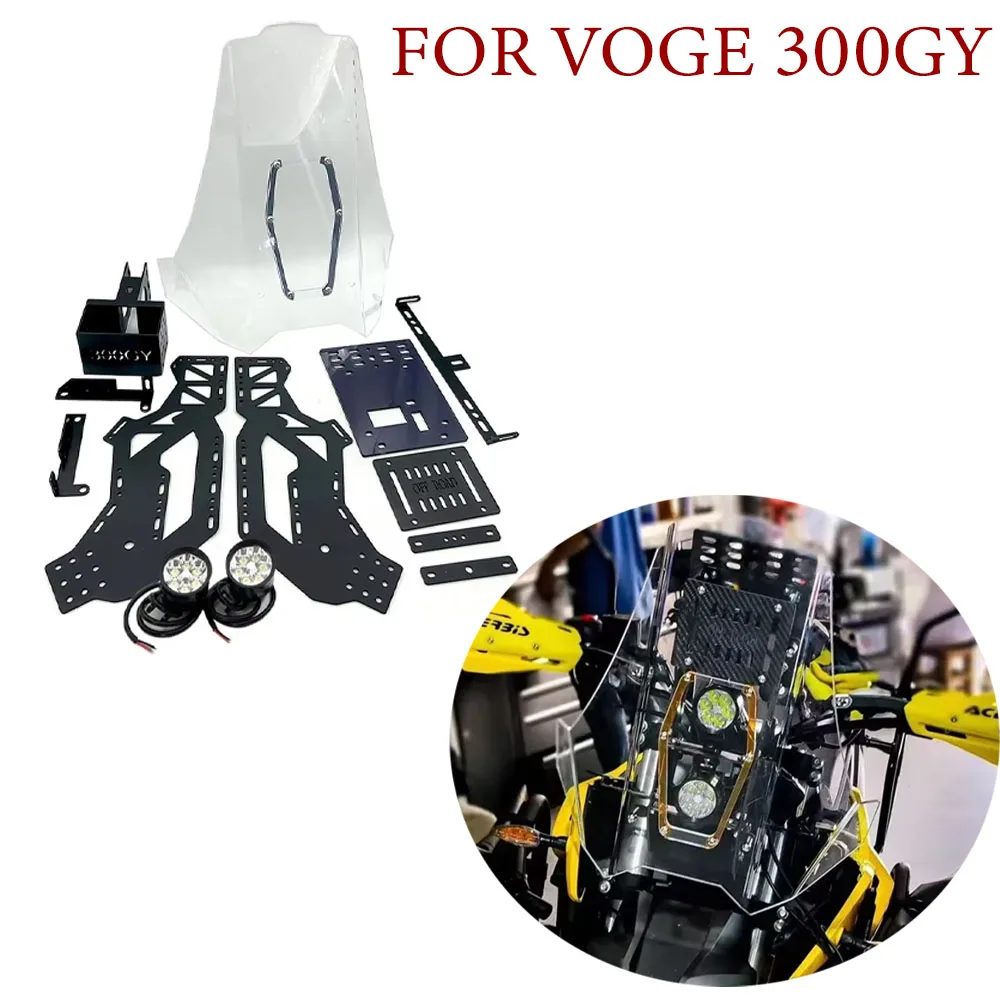 

Motorcycle Windshield Head Bracket Accessories for VOGE 300GY 300RALLY 300 GY 300 RALLLY Rally Motorcycle Parts