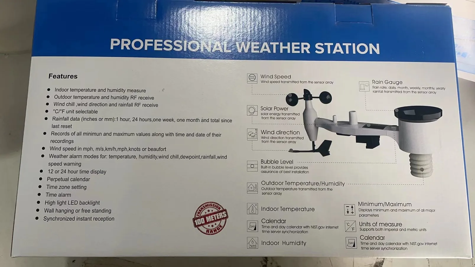 professional weather station