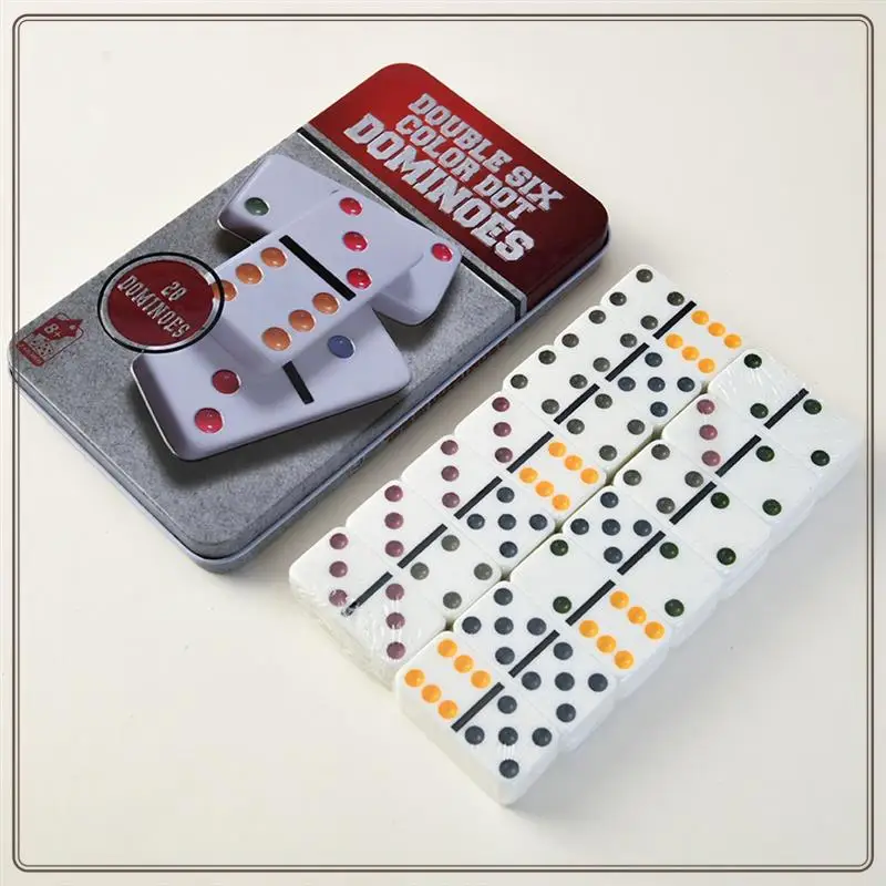 Надежный набор домино цвета слоновой кости, настольная игра домино, интерактивные шахматы и карты для родителей и детей, набор домино цвета слоновой кости, настольная игра домино, па