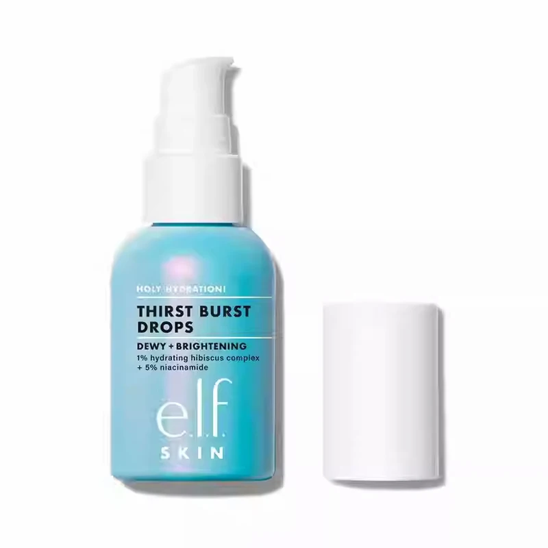 Elf Thirst Burst Gocce Schiarente Primer per essenza schiarente e idratante Balsamo per labbra Protegge le labbra Impostazione Spray Primer verde
