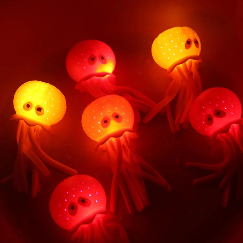 ของเล่นอาบน้ําเด็กปลาหมึกยักษ์ - ของเล่นน้ําบีบดูดซับความเครียดบรรเทาประสาทสัมผัสเล่น - สระว่ายน้ําฤดูร้อนชายหาดว่ายน้ําสนุกสําหรับเด็ก