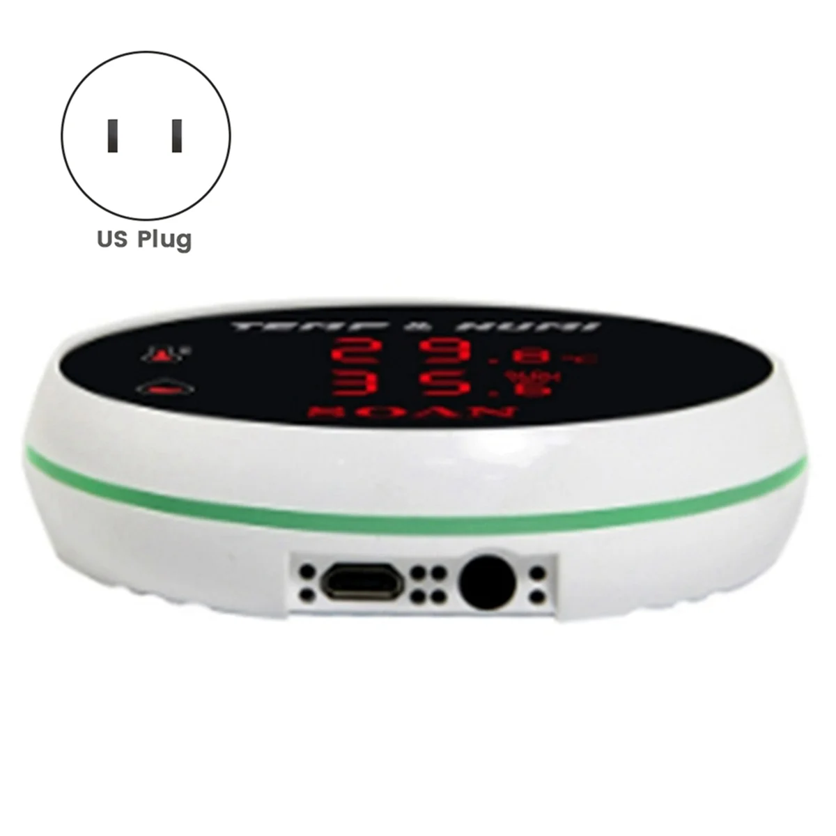 A85P Tuya WiFi Temperature Sensor External Probe Remote Monitor Alarm Indoor Thermometer Detector Smart Life APP US Plug