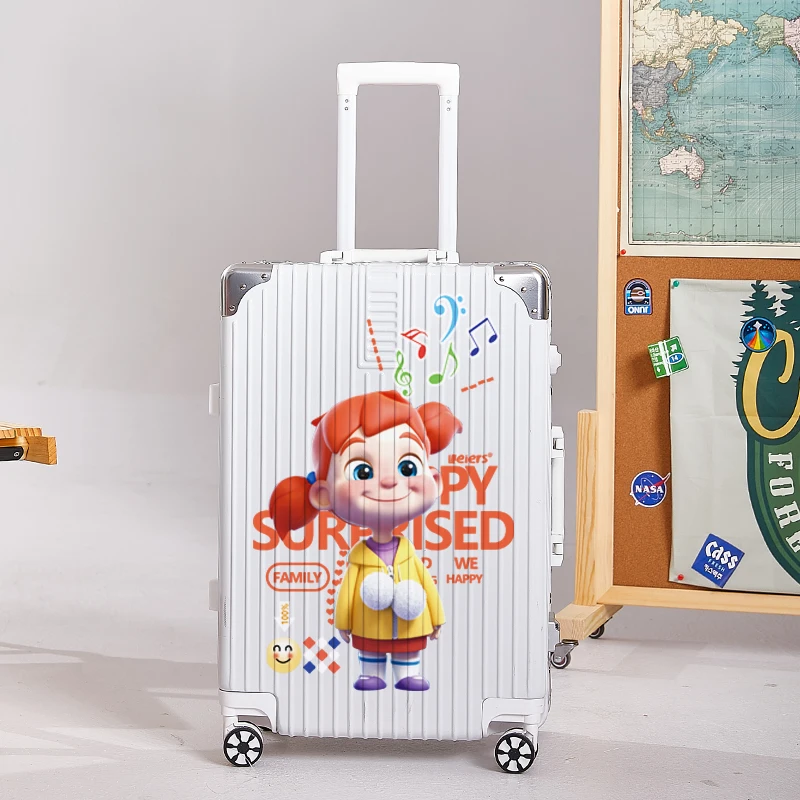 cartoon-travel-suitcase-20-inch-check-in-baggage-women's-luggage-with-combination-lock-large-capacity-28-inch-unisex-suitcase