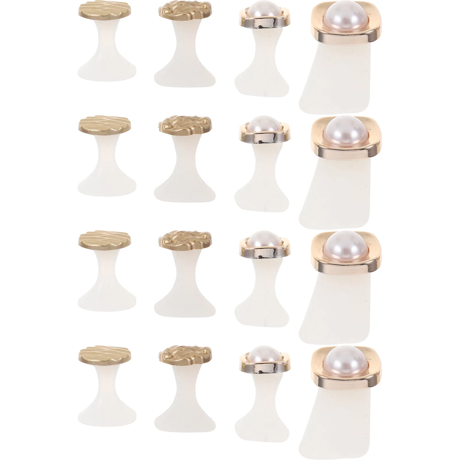 

16Pcs Silicone Toe Separators Soft Flexible Daisy Rhinestone Pedicure Nail Polish Foot Spacers Nail Art Tools