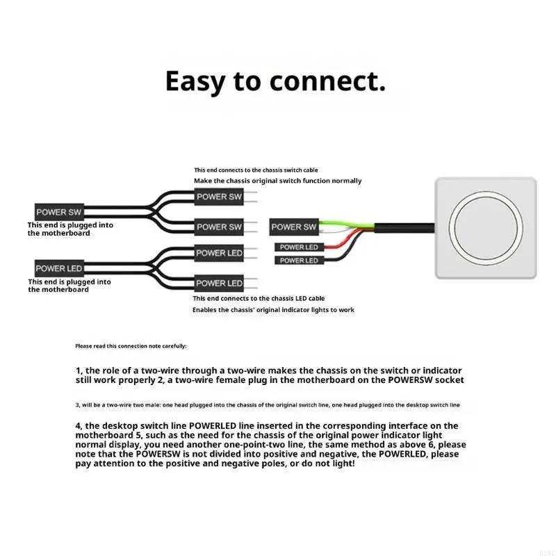 Instants Setups External Power Switches Aluminum Frame Universal Computer Compatibility