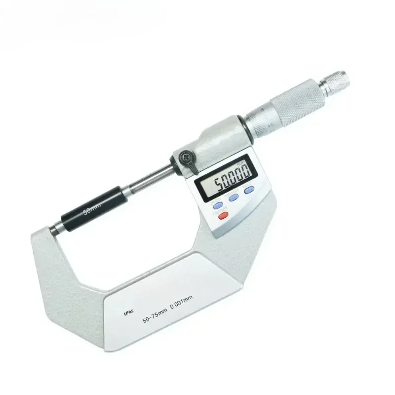 SHAHE IP65 Digital Electronic Outside Micrometer 0-25/25-50/50-75 /75-100 mm Digital Micrometer 0.001mm