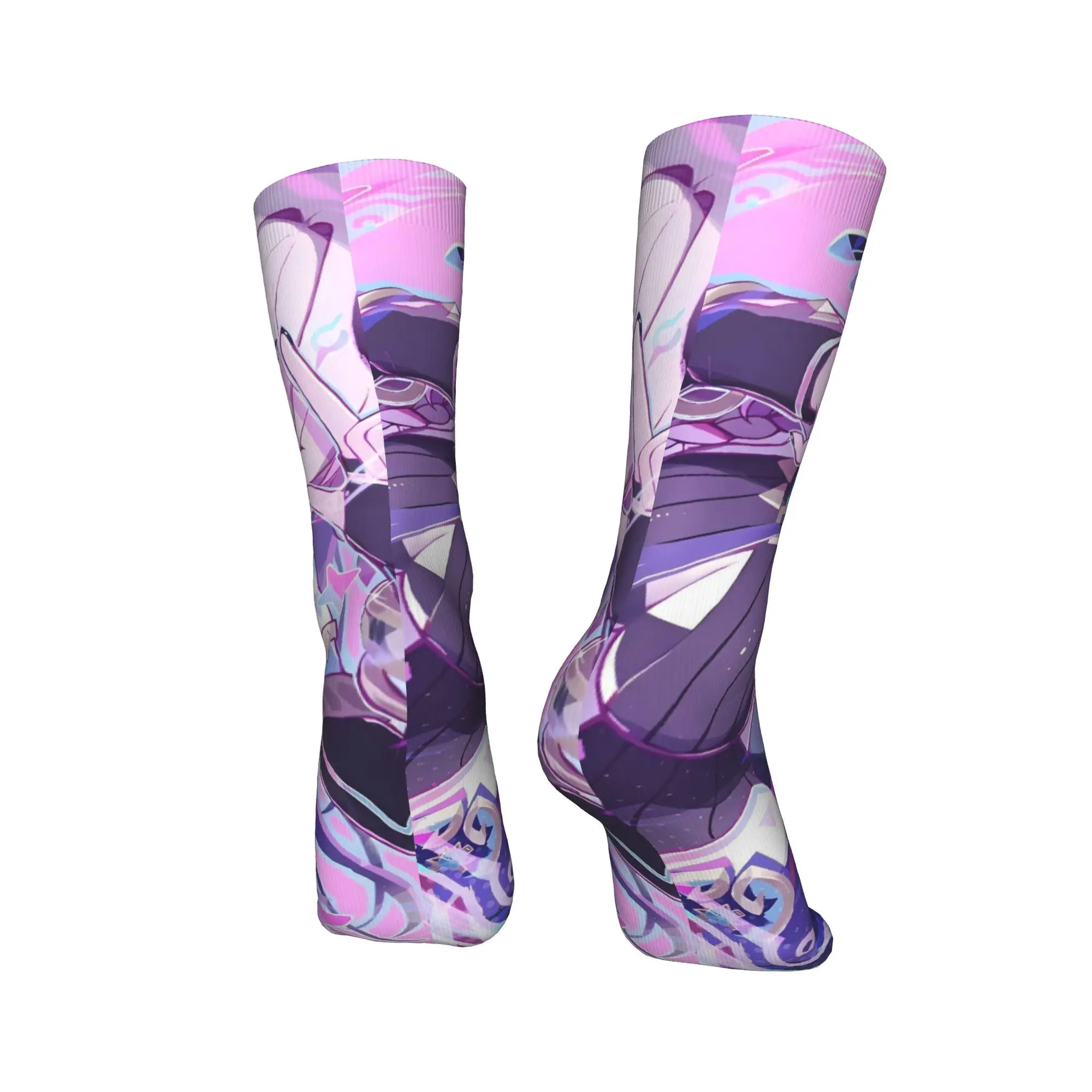 أنيمي لعبة Genshin تأثير الجوارب الخريف جوارب عادية للجنسين الرجال جوارب عالية الجودة تصميم الجري الرياضة عدم الانزلاق الجوارب