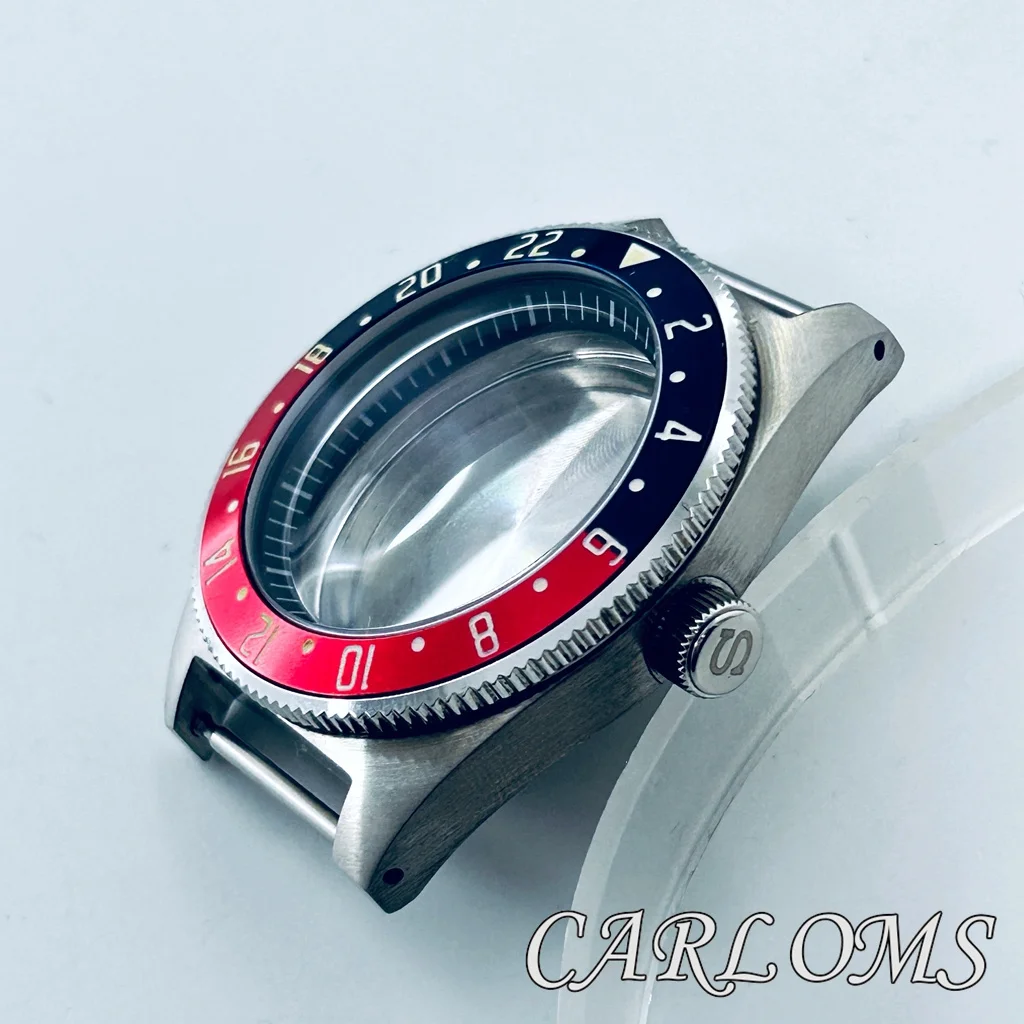 Casing jam tangan pria, jam tangan Retro GMT NH34 NH35 NH36 4R35 4R36 NH70 NH72 S