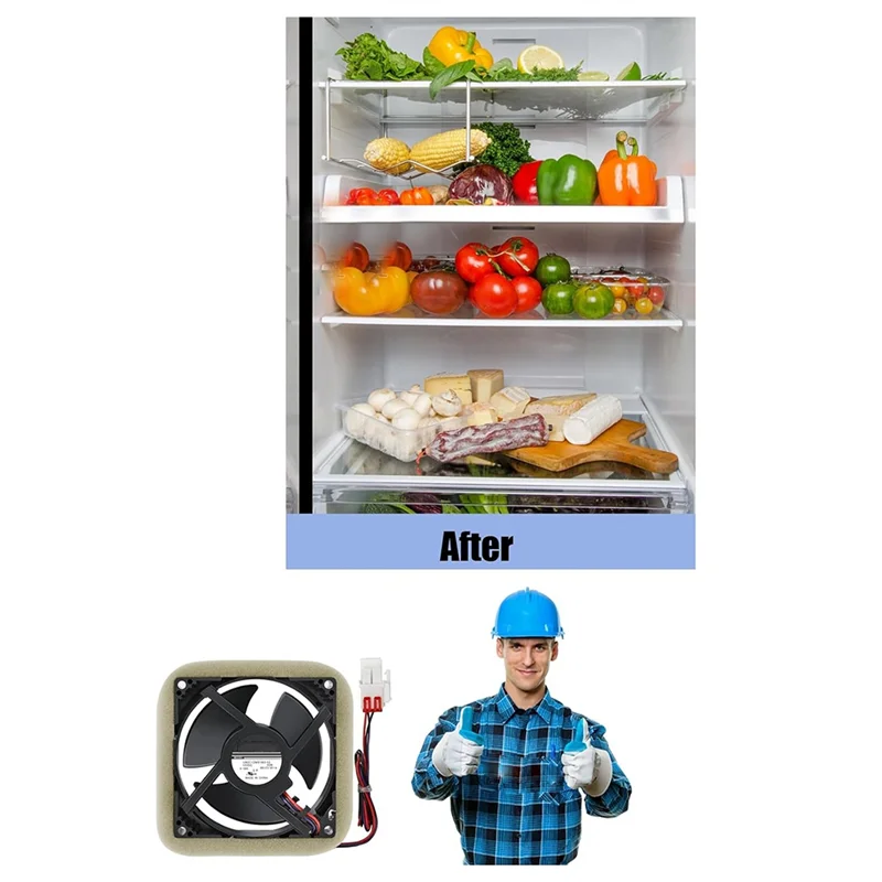 ABGH-Fan Motor DA81-06013A U92C12MS1B3-52 DA31-00287A محرك مروحة تبخير الثلاجة متوافق مع RF28HMEDBSR/AA RF28HFEDT #2