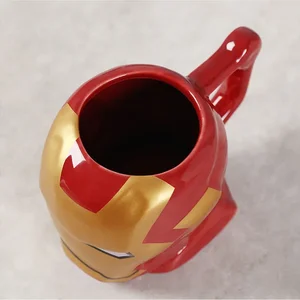 Marvel Superhelden-Keramik-Kaffeetasse, Spider-Man-Actionfigur, Iron Man-Cartoon, Anime-Modell, Captain America, Hulk, Gegenwart 6 Hauptverkaufsbecher Super Heroes - №5