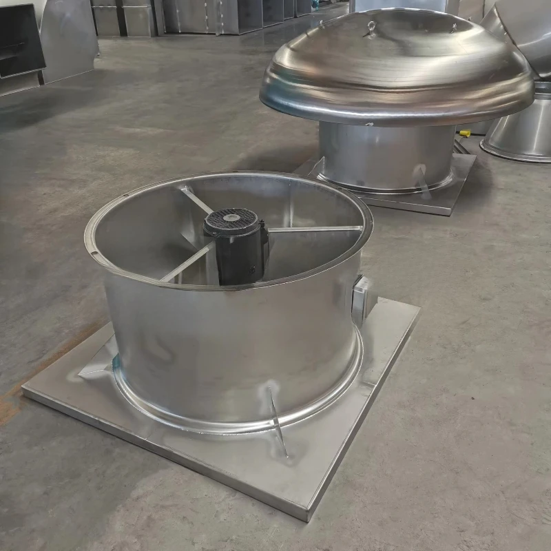 

Axial flow roof fan ventilated roof fan