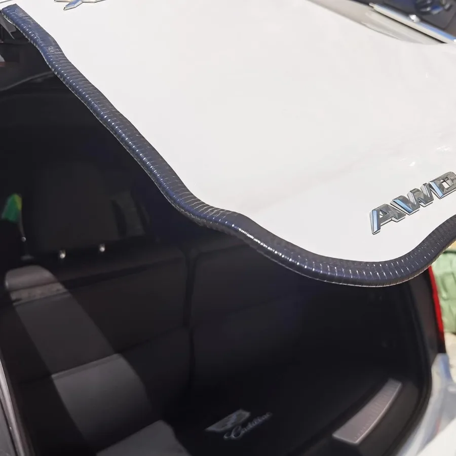 حافة حافة مطاطية سوداء على شكل حرف U مع معدنية 1/2 بوصة × 3/8 بوصة - فجوة مناسبة 3/64 بوصة إلى 1/4 شريط عزل حافة باب السيارة للطقس PVC