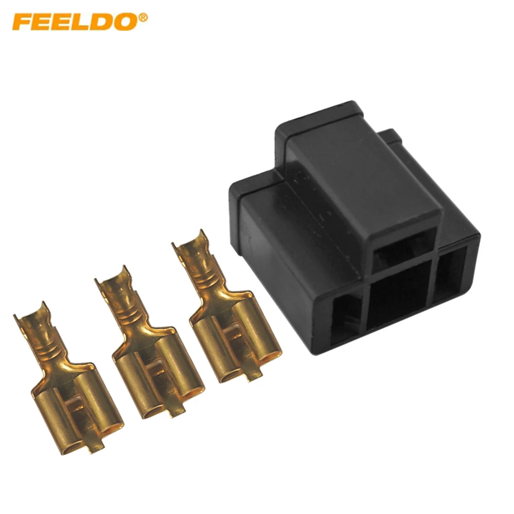 

FEELDO 20set Car Motorcycle H4/HB2/9003 Bulb Waterproof DIY Female Quick Adapter Connector Terminals Plug #CA2751