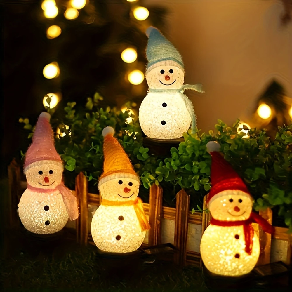 Snowman Solar Light… - image