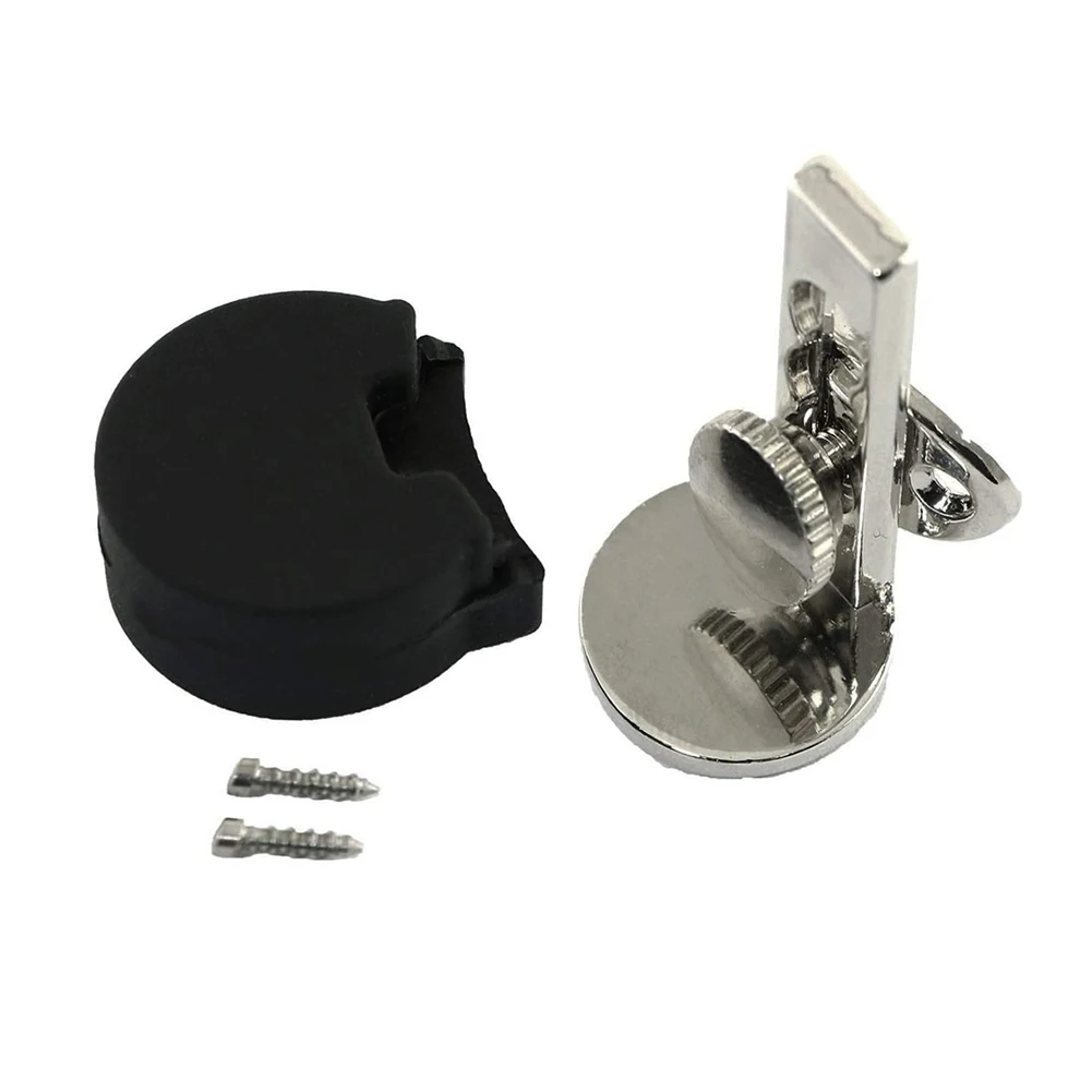 Thumb Rest Adjustable Metal Thumb Rest Support with Rubber Finger Protector for Comfortable Clarinet Technique