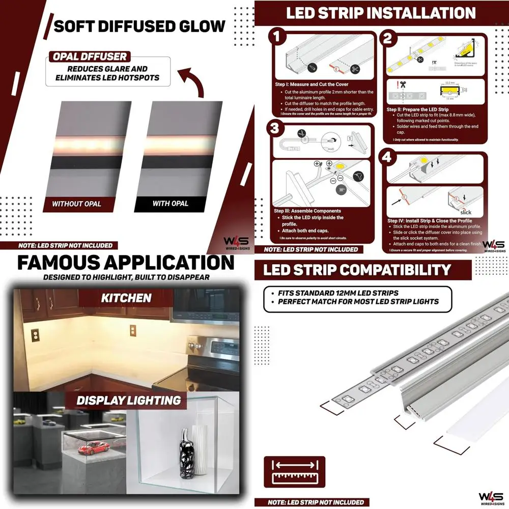 5 Pack 2M Led Chann…