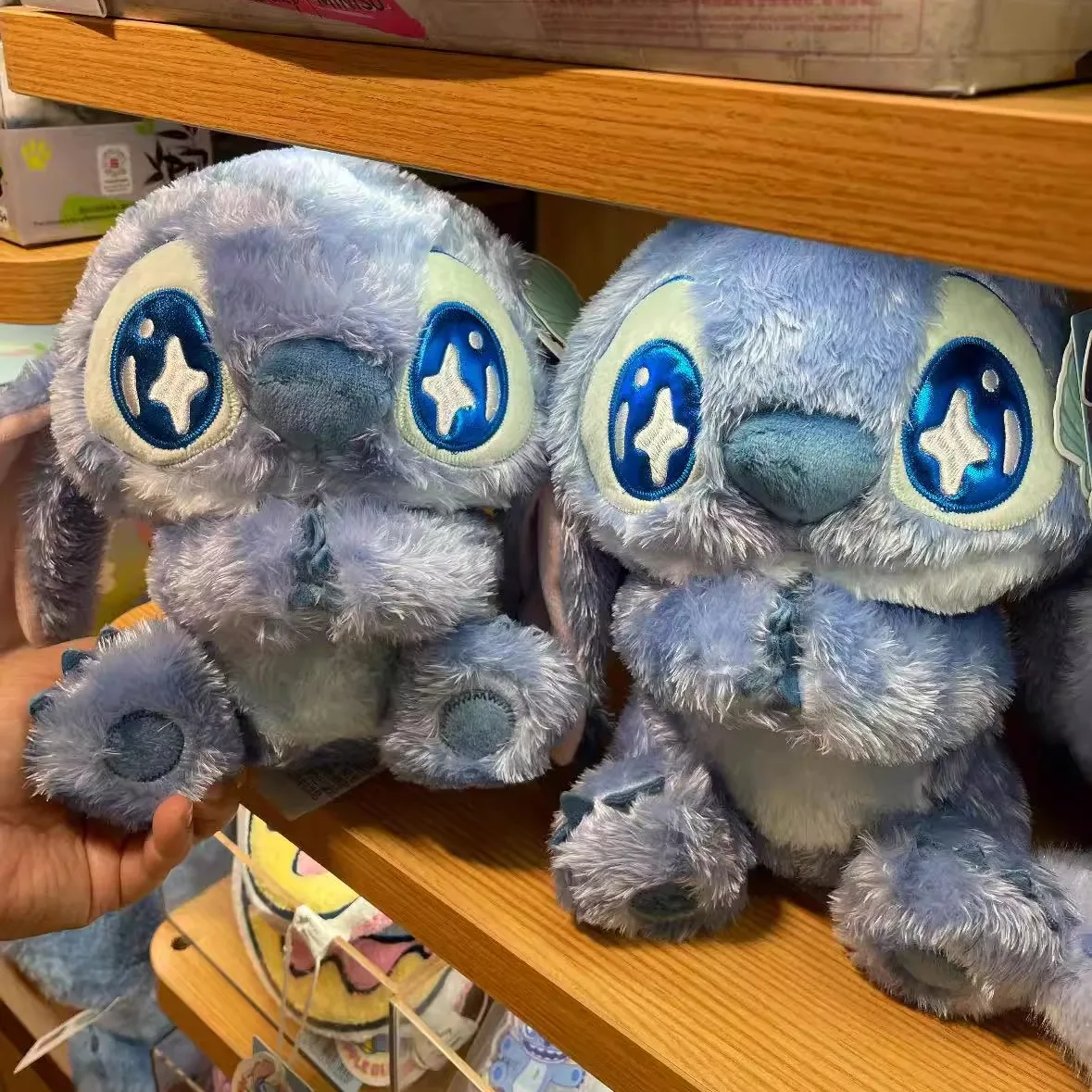

Новый Дисней Kawaii Stitch, мягкие игрушки, мультяшные и милые плюшевые куклы Лило и Стич, подушка, подарок на день рождения для детей, мальчиков и подруг
