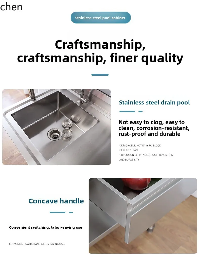 a4 Stainless Steel Sink Vegetable Washing Basin Dishwashing Sink Kitchen Household Commercial Use
