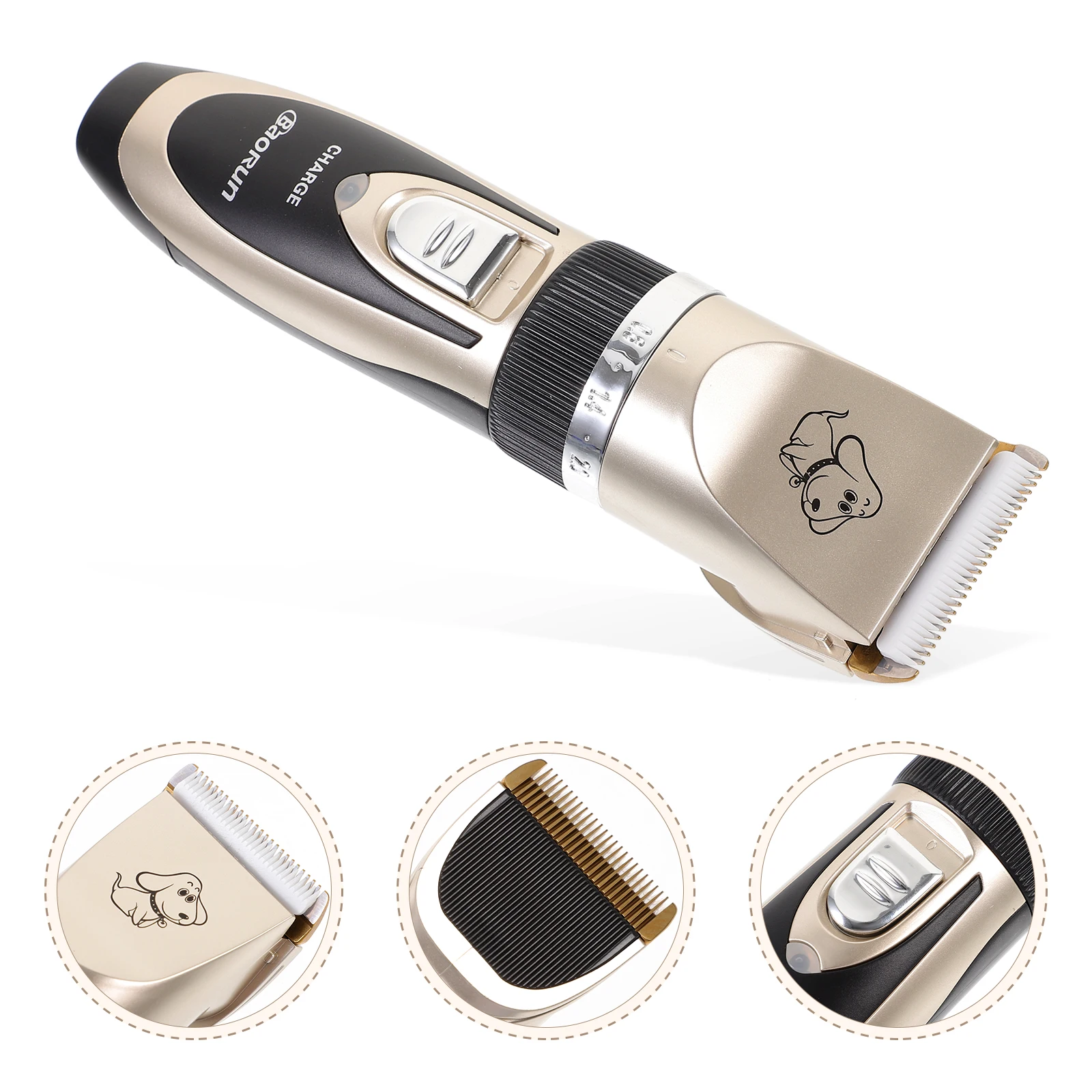 

Electrical Pet Clipper Professional Grooming Kit Rechargeable Pet Cat Dog Hair Trimmer Shaver Set Haircut Machine with EU Plug (
