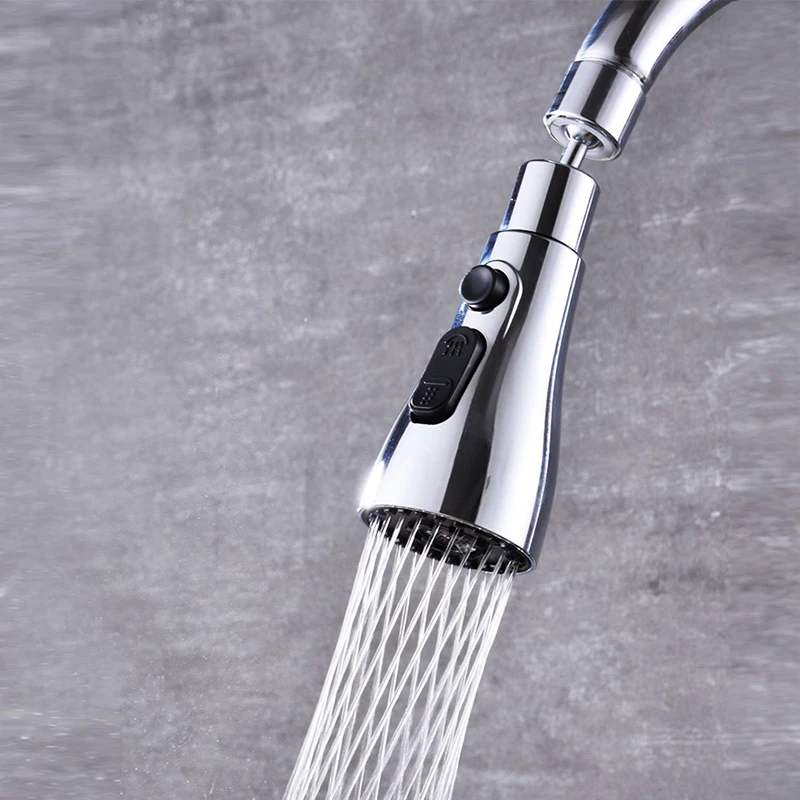 Kitchen pull-out Faucet Nozzle Filter Durable Water-saving sink Multi-function Pull-out Nozzle Kitchen Sink Faucet Replacement a