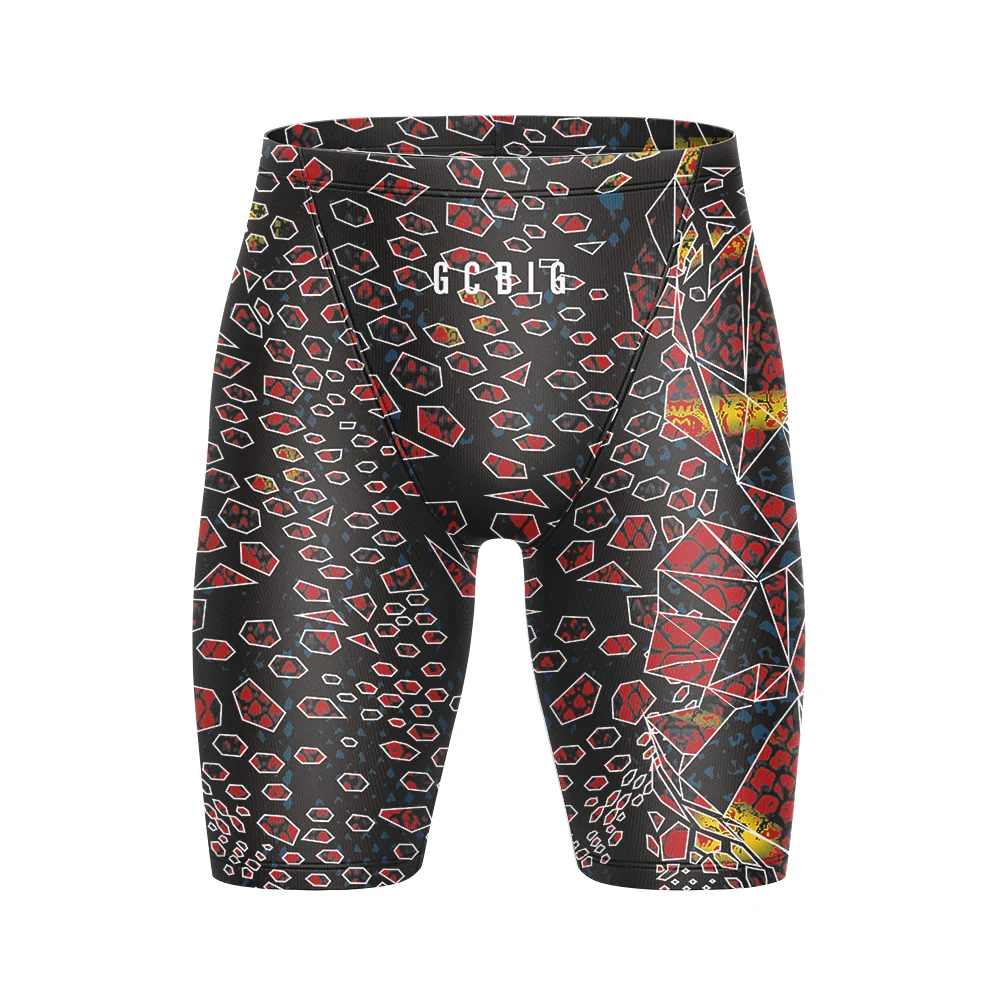 New Summer Mens Beach Swimming Pants Swimwear Training Swim Shorts Trunks Swimsuits Boy Jammer Running Sports Surf Shorts Trunks