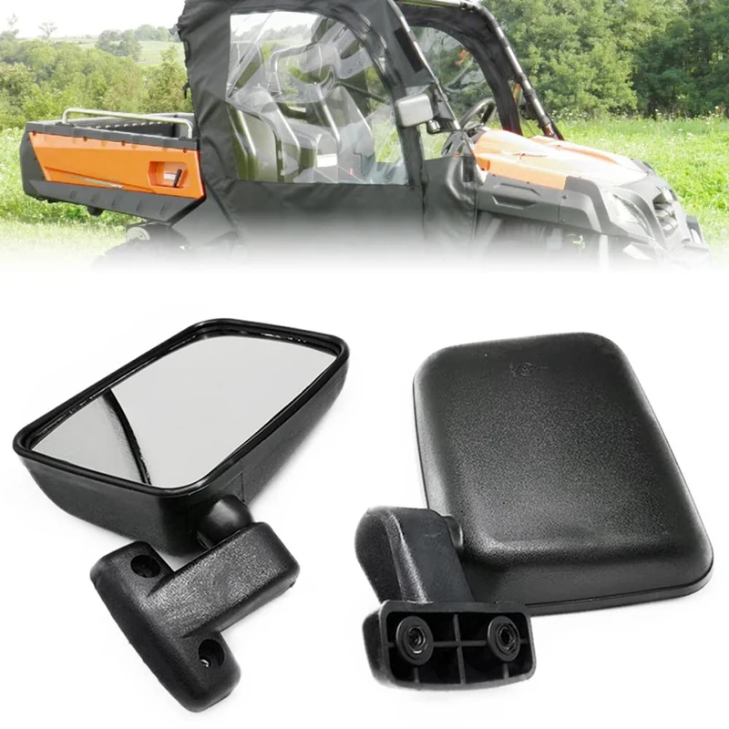 For HISUN 500 UTV Spare Parts Accessories Parts Left And Right Rear View Mirror Set 7030-260110 7030-260120, 2PCS