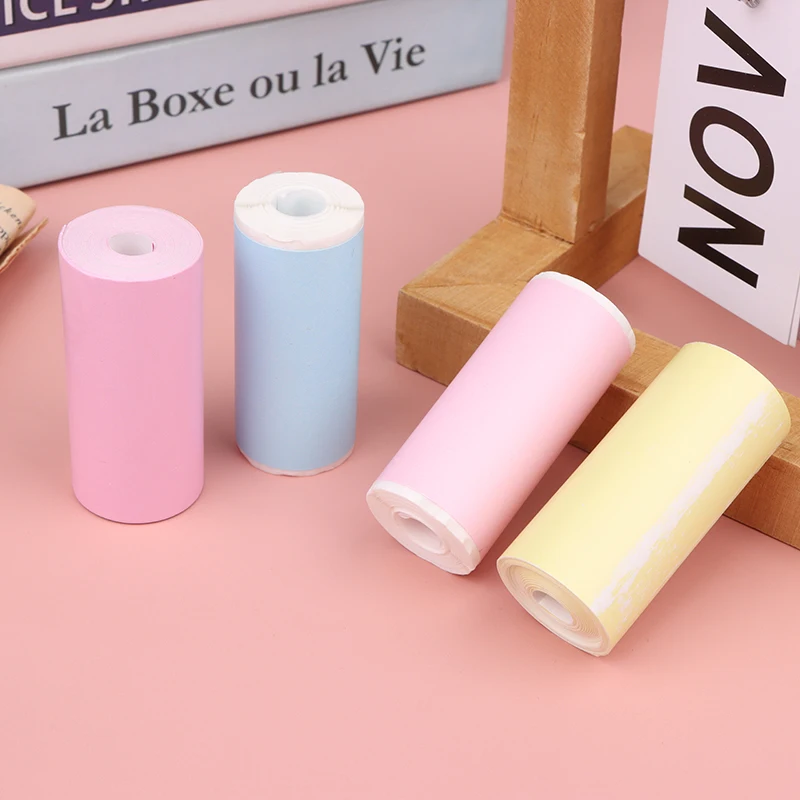 1pc Mini Printer Paper Self-adhesive Thermal Papers HD Color Label Printers Photo Inkless Printing