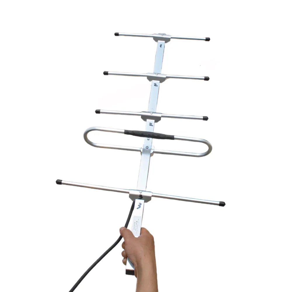 433 MHz UHF 5-Element Yagi Antenna 8dBi Outdoor Handheld Walkie Talkie Antenna for Ham Radio Device Repeate Mobile Transceiver