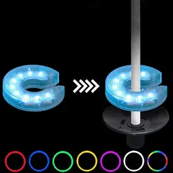 Golf Hole Lights 7 Color Adjustable Glowing LED Battery Powered Golf Cup Light Waterproof Golf Hole Night Light Golf Accessories