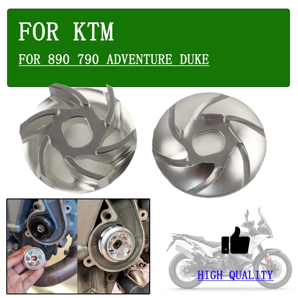

Аксессуары для мотоциклов, оригинальный размер, алюминиевая крыльчатка водяного насоса, турбина для KTM 890 790 Adventure DUKE 790 890 DUKE DUKE 790