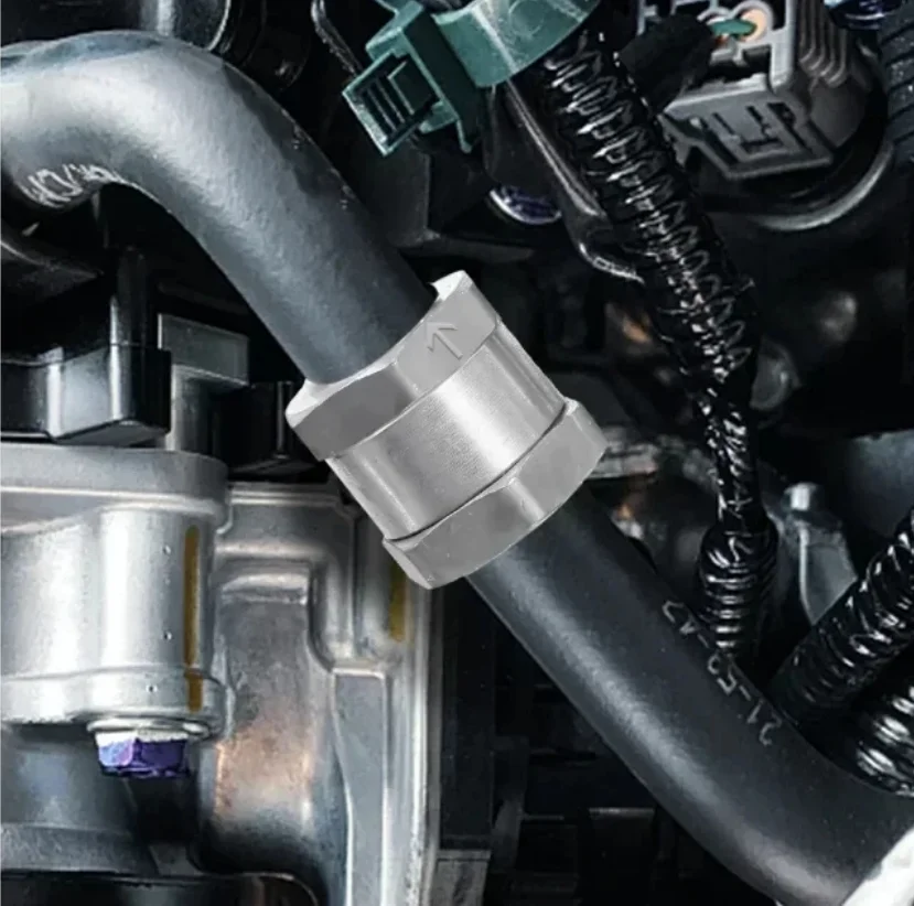 1 قطعة صمام أحادي الاتجاه 12 مللي متر صمامات سبائك الألومنيوم الوقود غير العودة تحقق صمام طريقة واحدة صالح المكربن