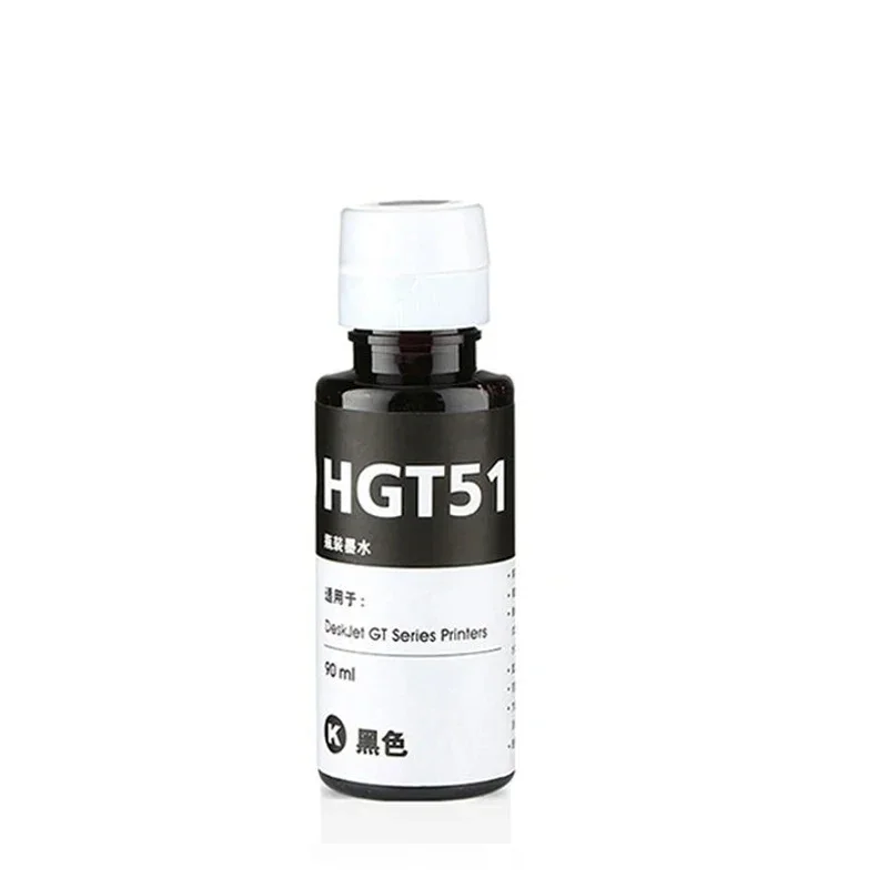 GT 51 52 53XL GT51 GT52 Compatible Color Bulk Water Based Bottle Refill Tinta Ink For HP DeskJet 5810 5820 415 Printer