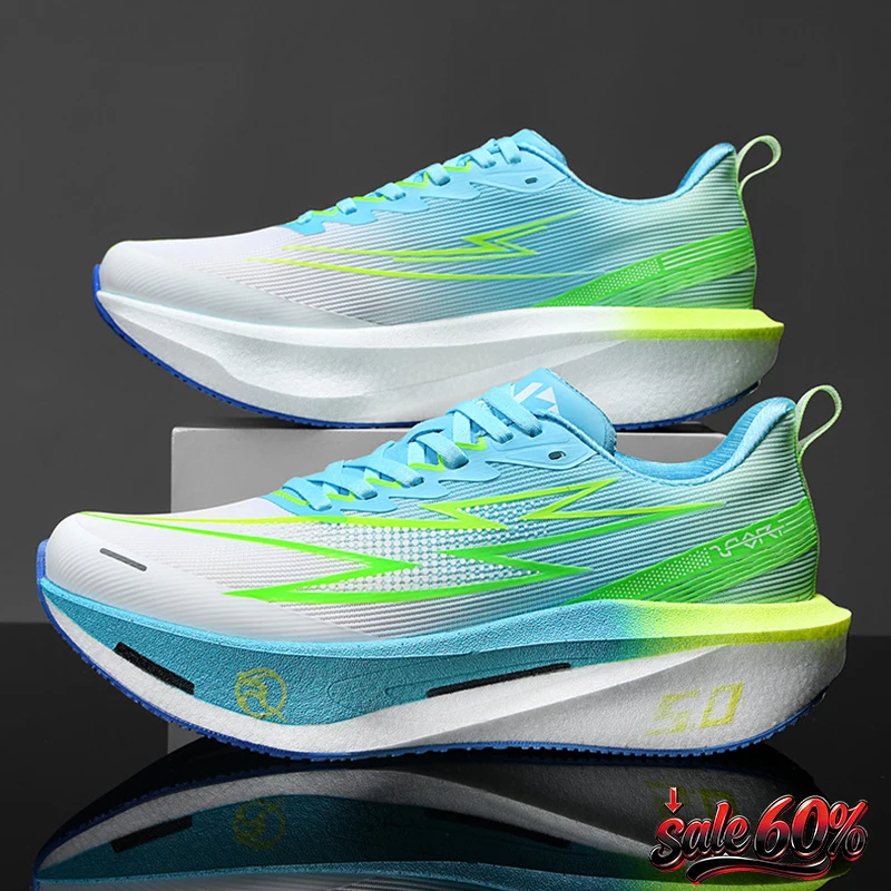 2026 Air Cushion Jogging Shoes Running Shoes Carbon Board Marathon Men Sports Breathable Lightweight Women's Nonskid Sneakers
