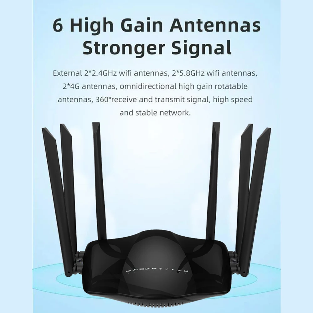 2025 hot sale Topleo 5G Modem WiFi Router Gigabit 1200mbps Port Hotspot with SIM Card Wireless Router Modem Lte 5g Router