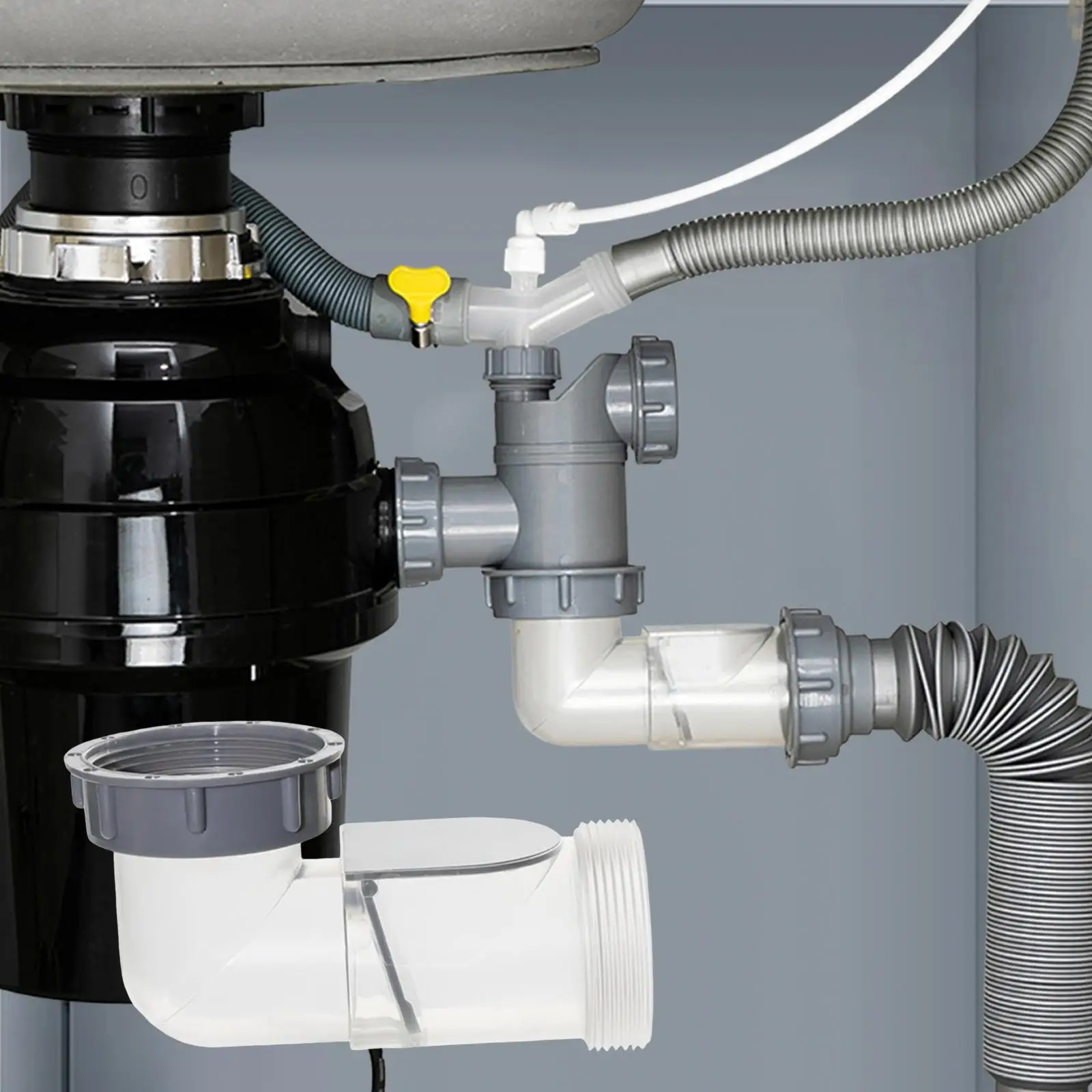 

Детали адаптера сливной трубы для кухонной раковины для посудомоечной машины, домашняя мойка овощей