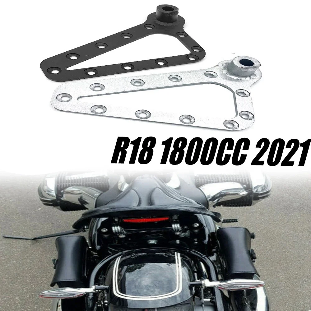 Motorcycle Saddle Bag Bracket Swing Arm Pocket Side Pocket Bracket Motorcycle Accessories for -R18 2021 Silver