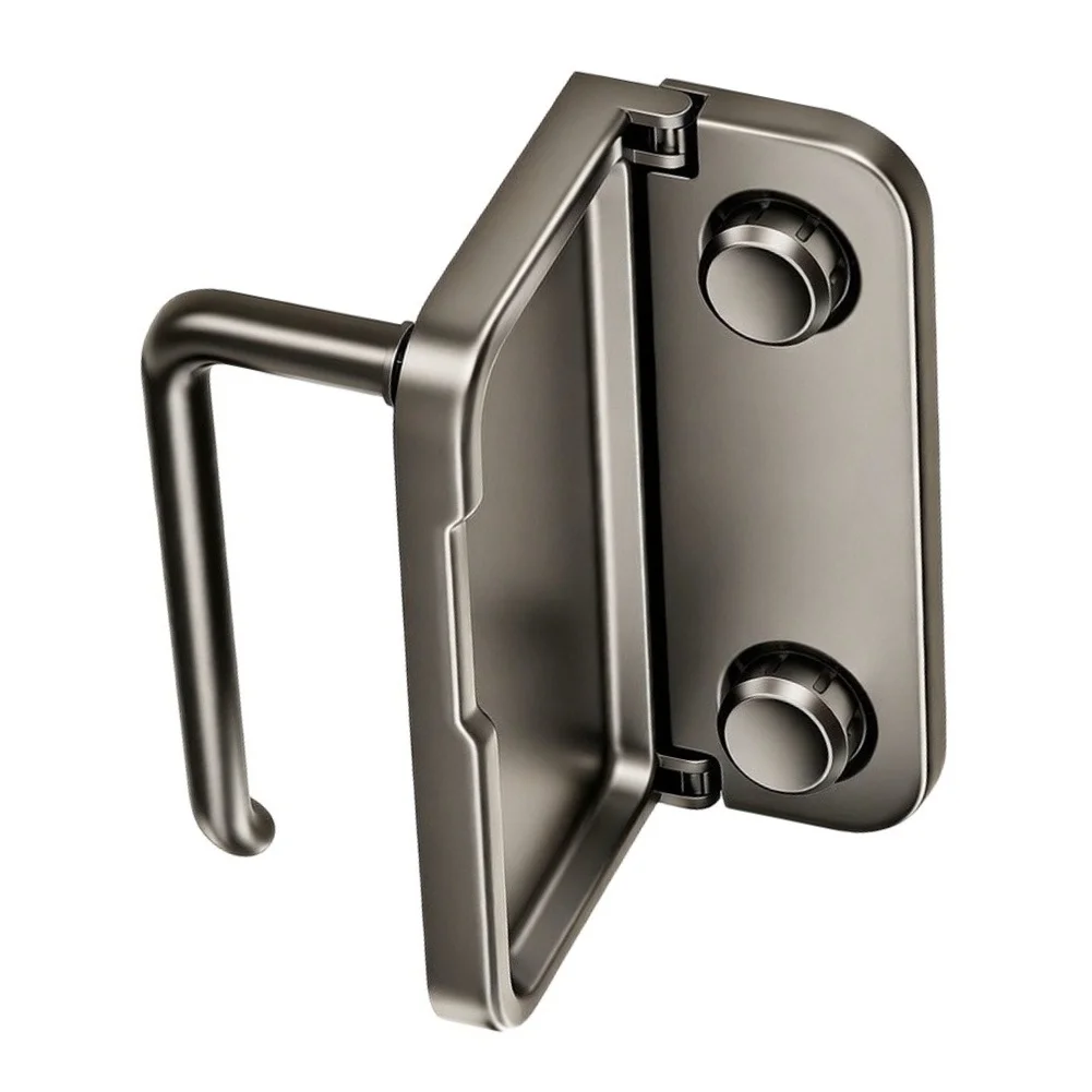 Toilet Paper Holder with 90 Degree Flip Up Design - Suction Cup Mounted Dispenser for Bathroom and Small Space Optimization