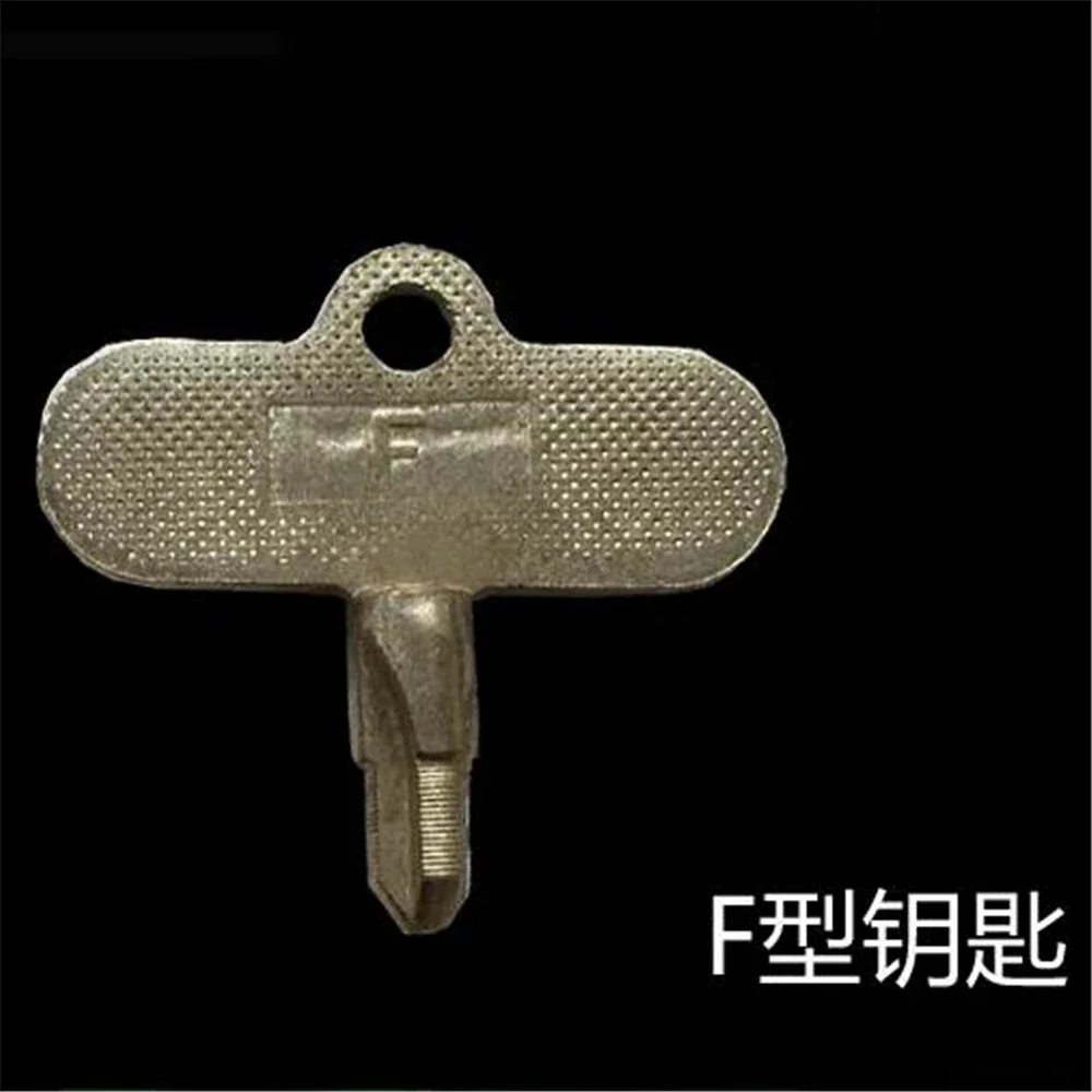 Brass Double Inner Wire Cross Lock Valve Magnetic Word Heating Key Valve Special Floor Heating Switch Lock Ball Valve