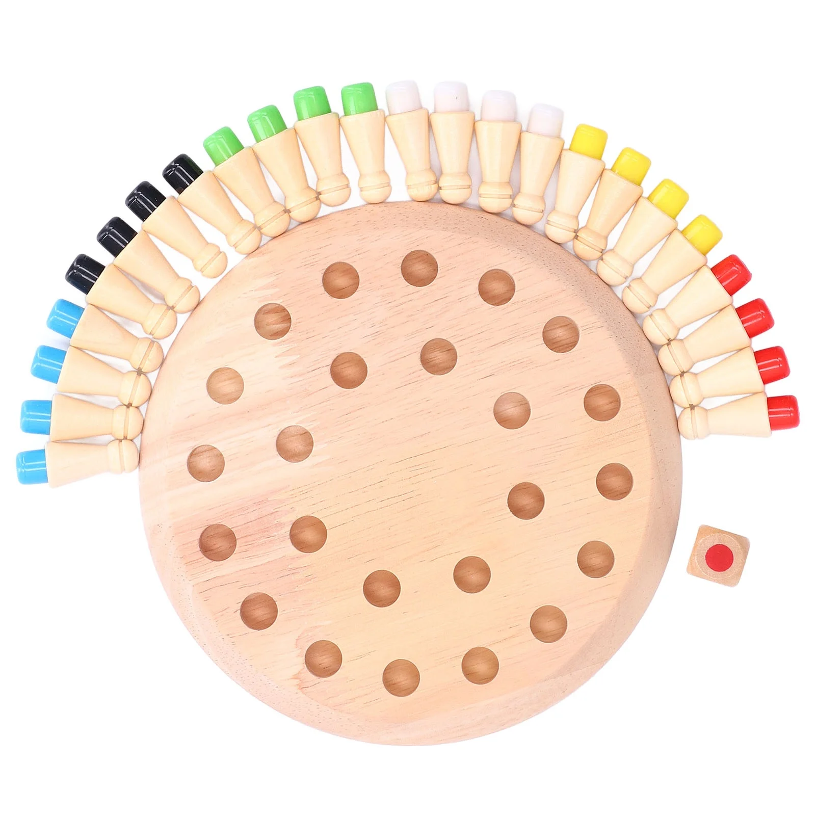 Wooden Memory Matchstick Chess Game Funny Interaction Early Education Block Board Game for Boys Girls