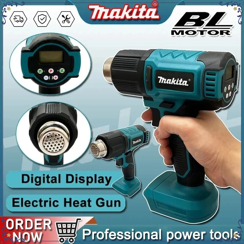 

Makita 18V Cordless Electric Heat Gun Handheld Industrial Hot Air Gun Temperature Adjustable Power Tool