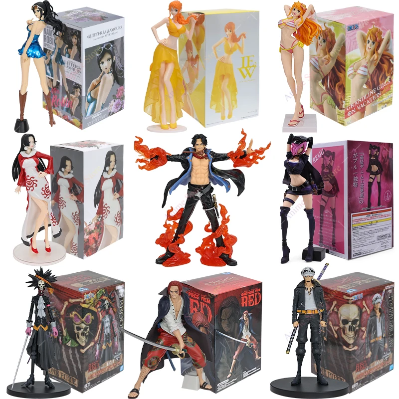21-стильные цельные фигурки Шанкс Луффи Брук Робин Нами Рейдж Хэнкок Эйс Брук Ямато Ло Коллекция Модель Игрушки Дети Рождественский Подарок